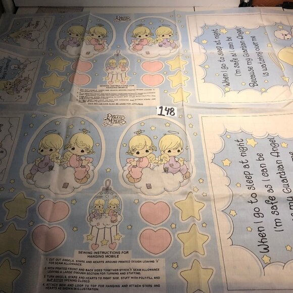 Fabric Craft Panel Material - Precious Moments #148 - Picture 2 of 6